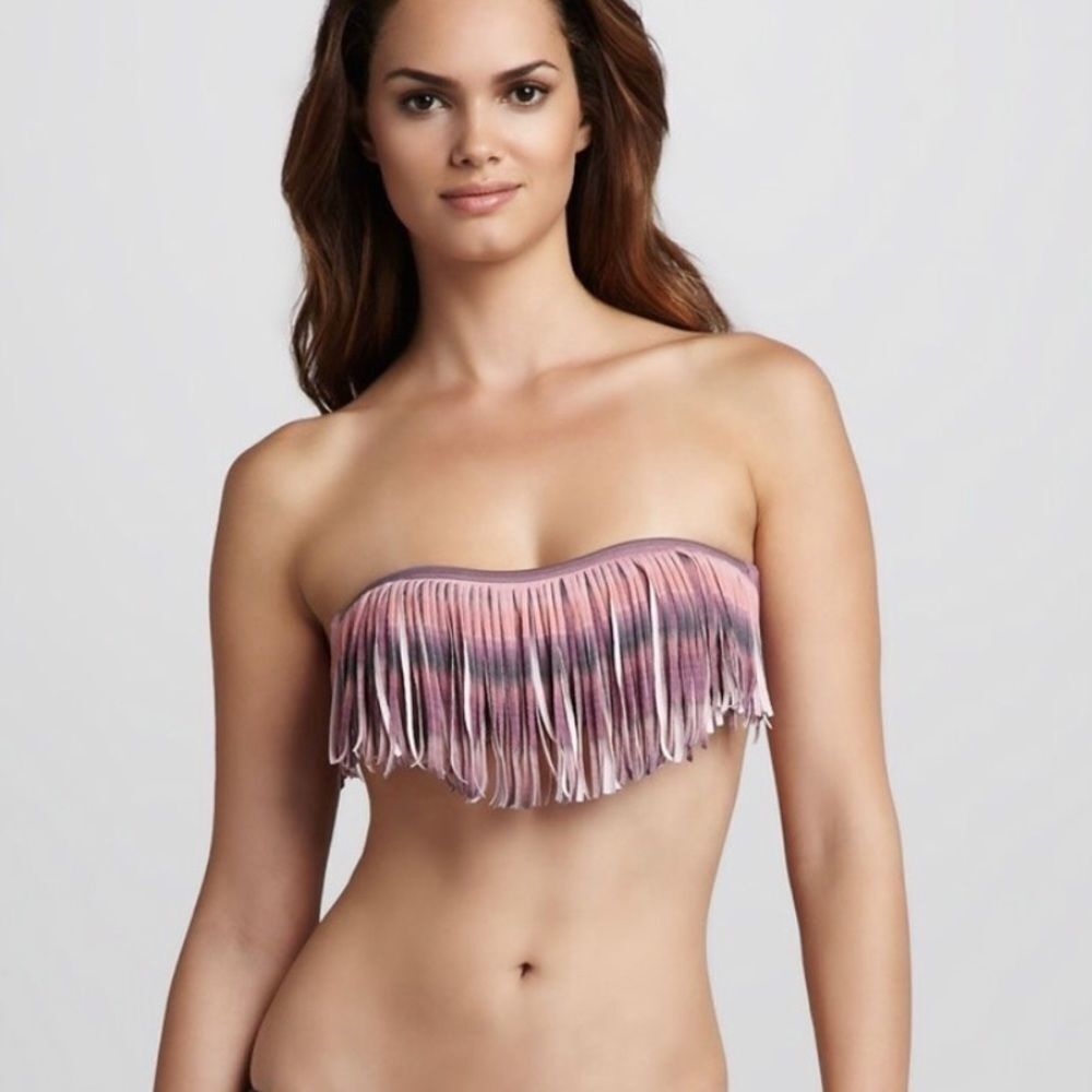 L Space Santorini Fringe Dolly Bandeau NWT - Picture 1 of 8